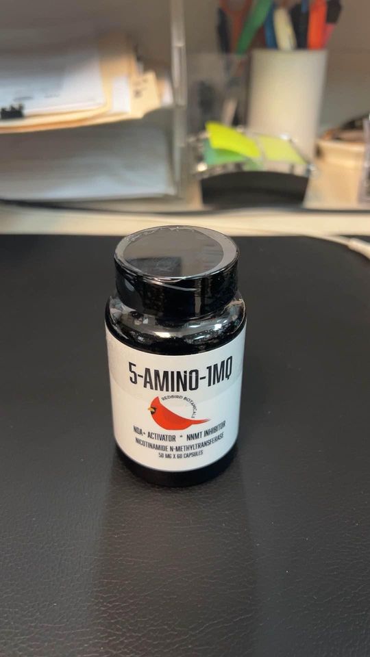 5-Amino-1MQ  60 Capsules 50mg Redbird Botanicals 75% Off Retail